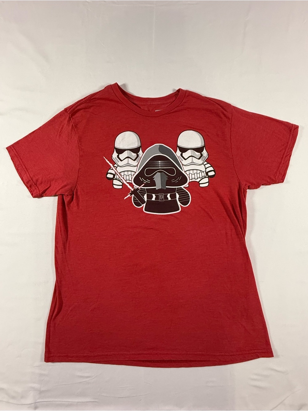 Star Wars Red Tee with Black & White Stormtrooper Graphic